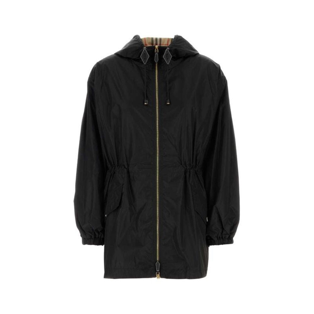 Burberry Women Black Nylon Windbreaker